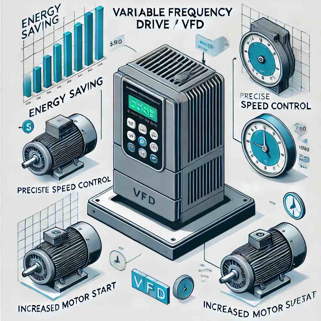 مزایای اینورتر کنترل دور