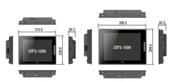 ابعاد اندازه IXP2