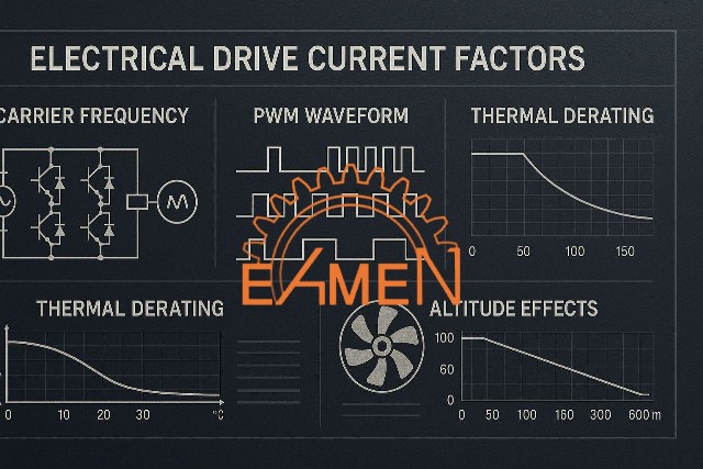 عوامل تاثیر گزار بر جریان نامی درایو